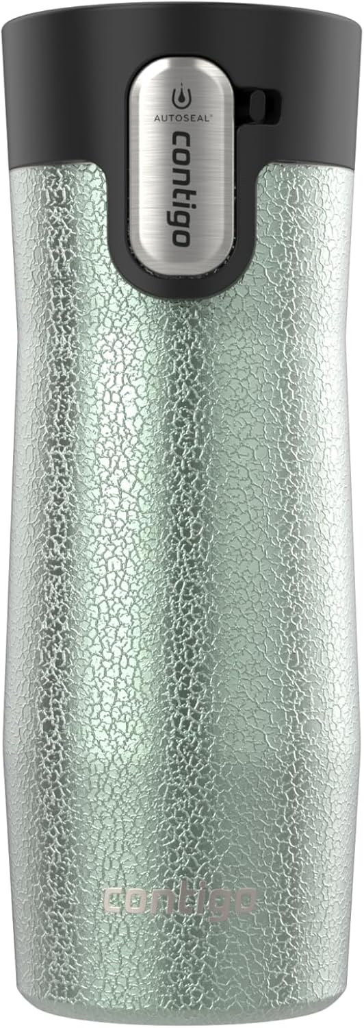 AUTOSEAL West Loop Vacuum-Insulated Stainless Steel Travel Mug with Easy-Clean Lid 16 oz