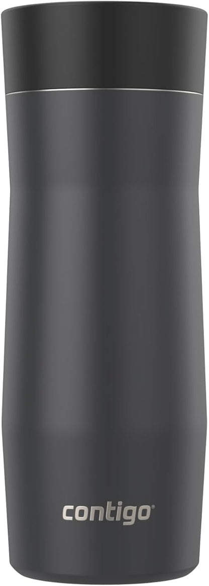AUTOSEAL West Loop Vacuum-Insulated Stainless Steel Travel Mug with Easy-Clean Lid 16 oz