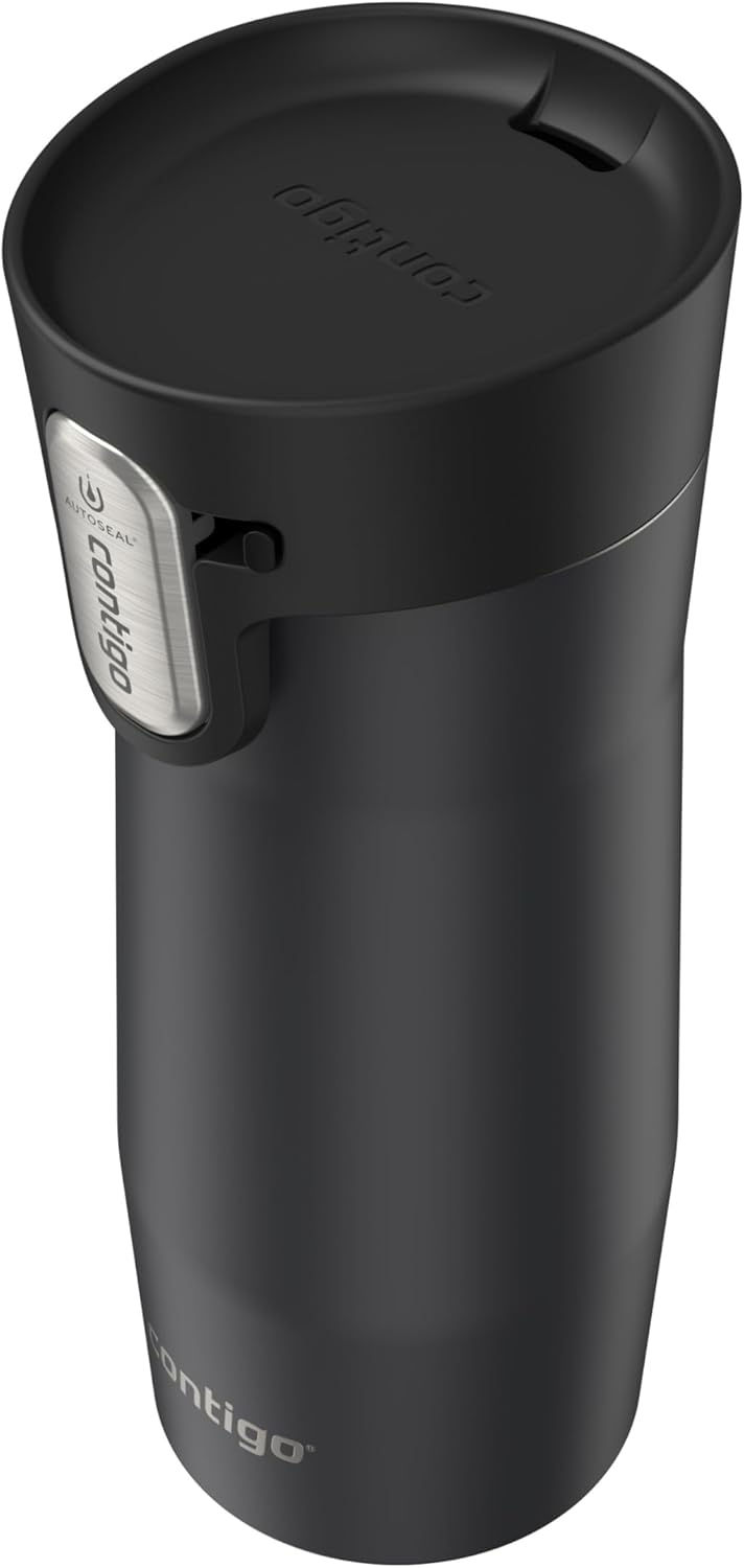 AUTOSEAL West Loop Vacuum-Insulated Stainless Steel Travel Mug with Easy-Clean Lid 16 oz