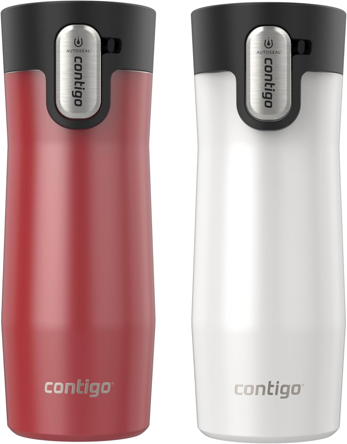 AUTOSEAL West Loop Vacuum-Insulated Stainless Steel Travel Mug with Easy-Clean Lid 16 oz