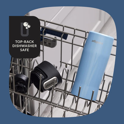 AUTOSEAL West Loop Vacuum-Insulated Stainless Steel Travel Mug with Easy-Clean Lid 16 oz