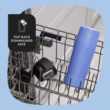 AUTOSEAL West Loop Vacuum-Insulated Stainless Steel Travel Mug with Easy-Clean Lid 16 oz