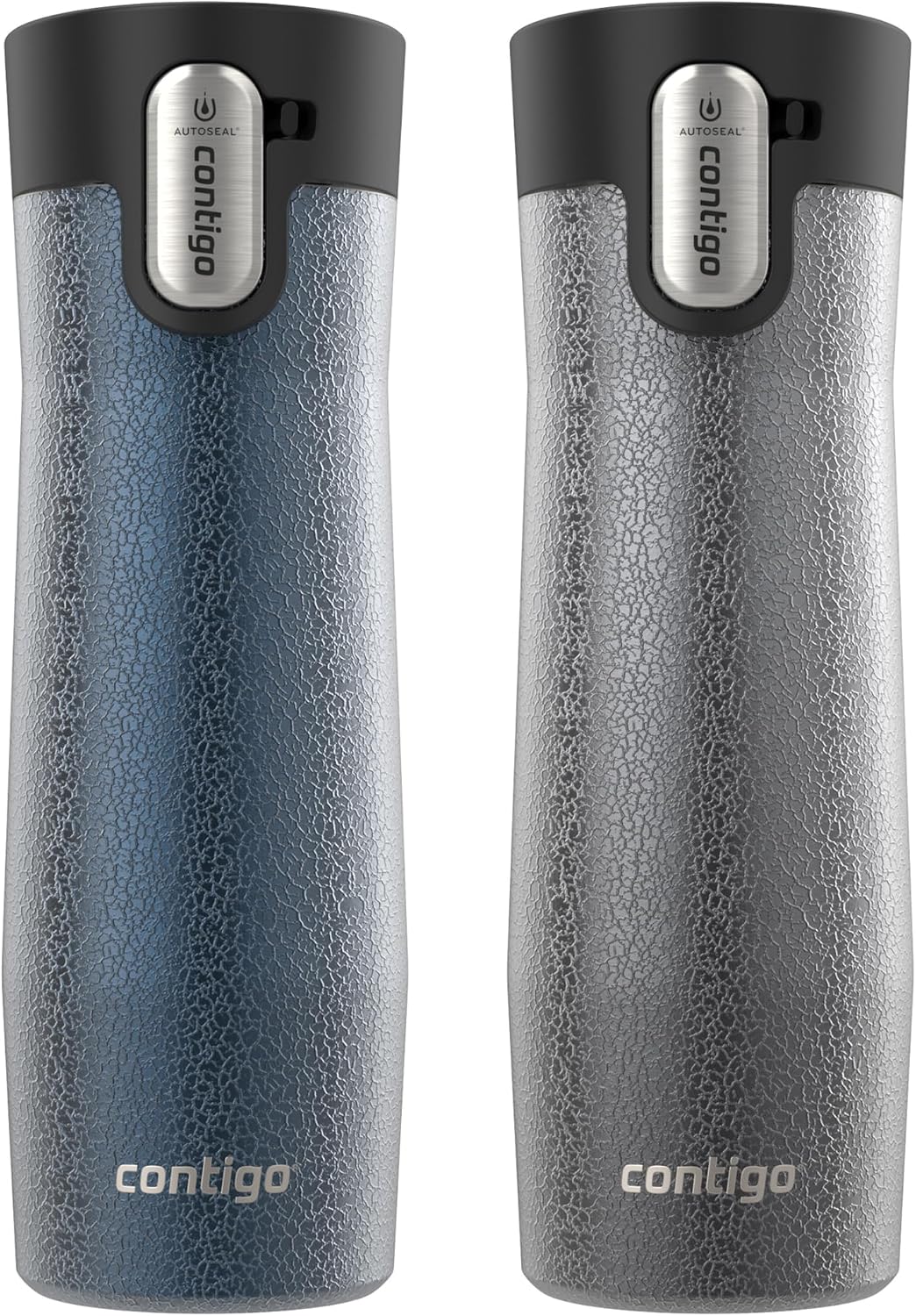 AUTOSEAL West Loop Vacuum-Insulated Stainless Steel Travel Mug with Easy-Clean Lid 16 oz