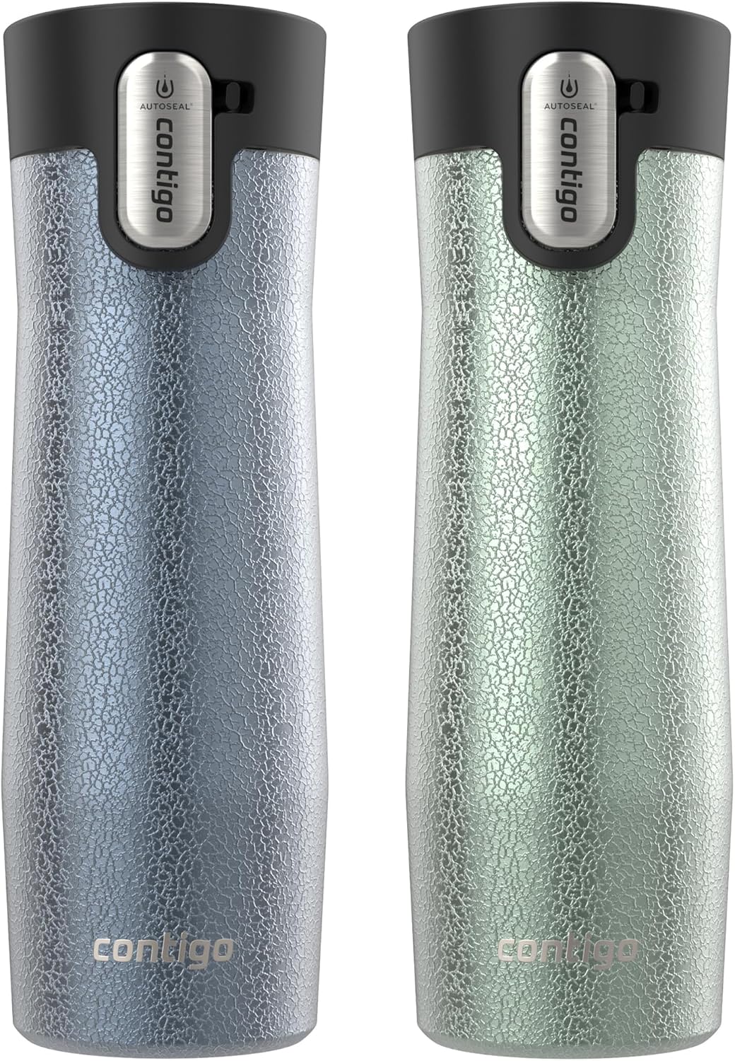 AUTOSEAL West Loop Vacuum-Insulated Stainless Steel Travel Mug with Easy-Clean Lid 16 oz