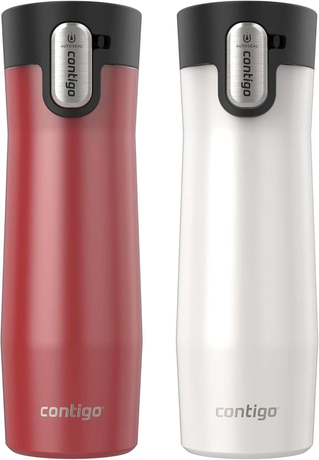AUTOSEAL West Loop Vacuum-Insulated Stainless Steel Travel Mug with Easy-Clean Lid 16 oz