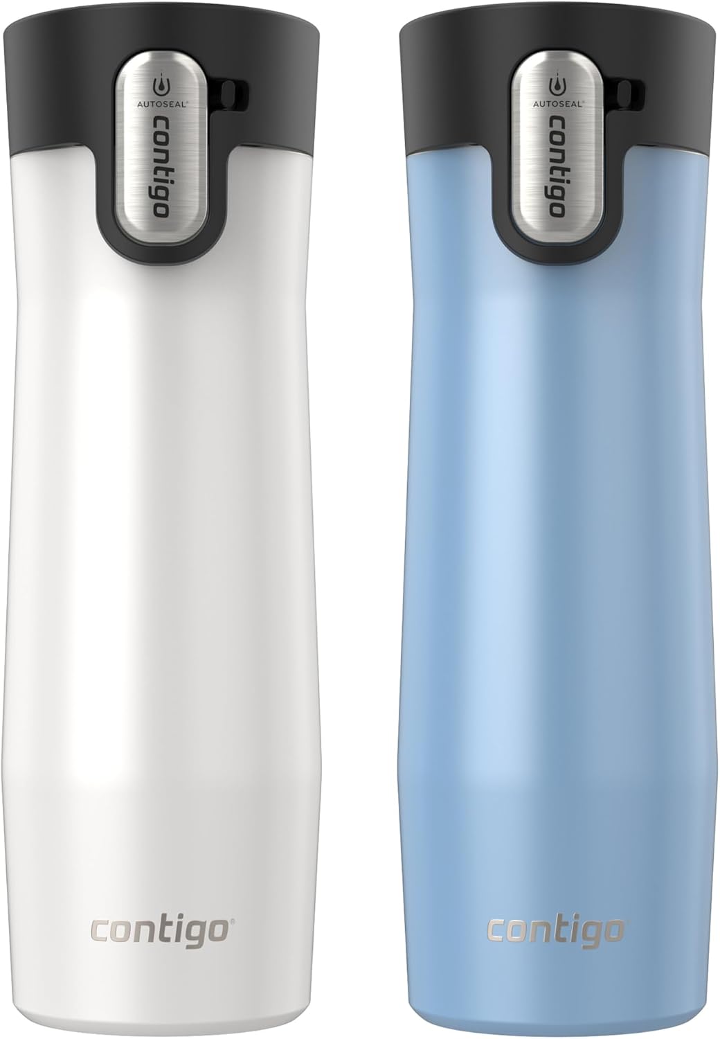 AUTOSEAL West Loop Vacuum-Insulated Stainless Steel Travel Mug with Easy-Clean Lid 16 oz