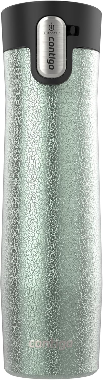 AUTOSEAL West Loop Vacuum-Insulated Stainless Steel Travel Mug with Easy-Clean Lid 16 oz