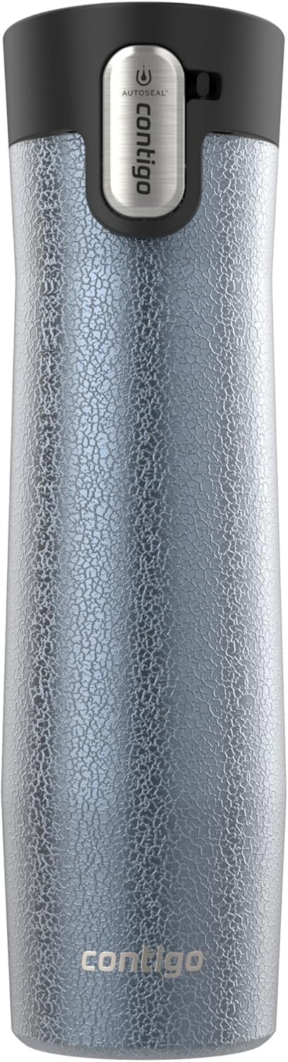 AUTOSEAL West Loop Vacuum-Insulated Stainless Steel Travel Mug with Easy-Clean Lid 16 oz