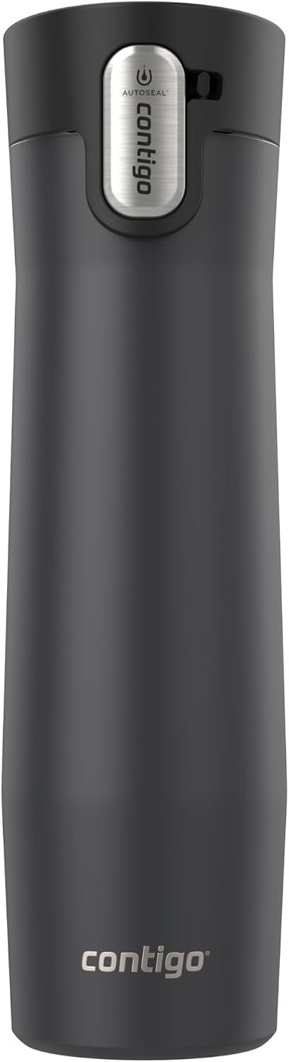 AUTOSEAL West Loop Vacuum-Insulated Stainless Steel Travel Mug with Easy-Clean Lid 16 oz