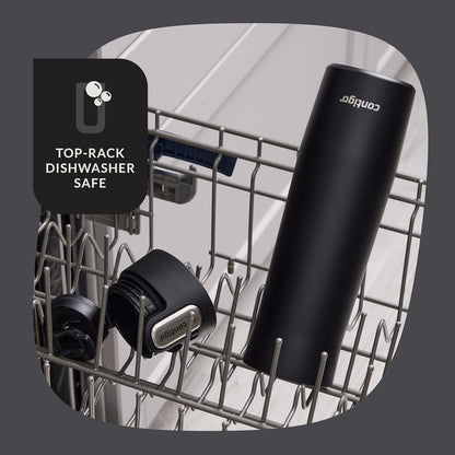 AUTOSEAL West Loop Vacuum-Insulated Stainless Steel Travel Mug with Easy-Clean Lid 16 oz