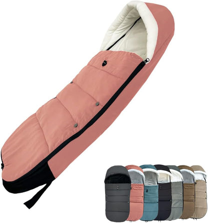 Universal Pushchair Footmuff for Babyzen YOYO/YOYO2 /Joolz/Bugaboo, Waterproof Fabric Base, Easy-Clean, Warm Foot Cover for Strollers
