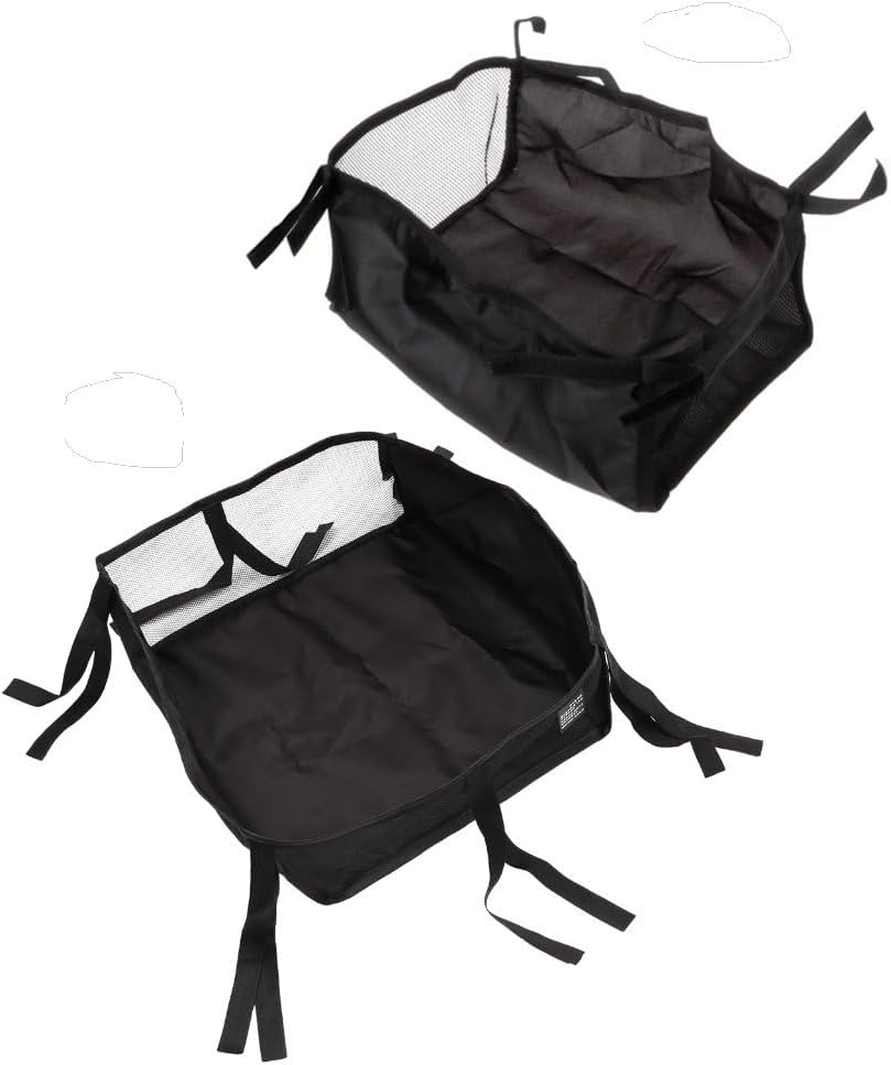 2pc Portable Strollers Travel Bag Basket Pockets for Standard or Double Strollers for Storing Phone Keys Toys Accessory