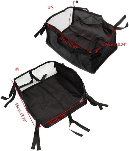 2pc Portable Strollers Travel Bag Basket Pockets for Standard or Double Strollers for Storing Phone Keys Toys Accessory