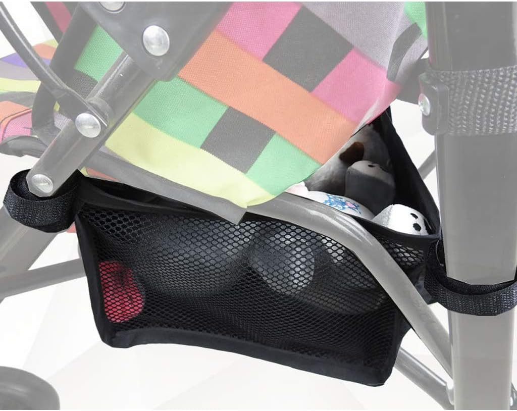2pc Portable Strollers Travel Bag Basket Pockets for Standard or Double Strollers for Storing Phone Keys Toys Accessory