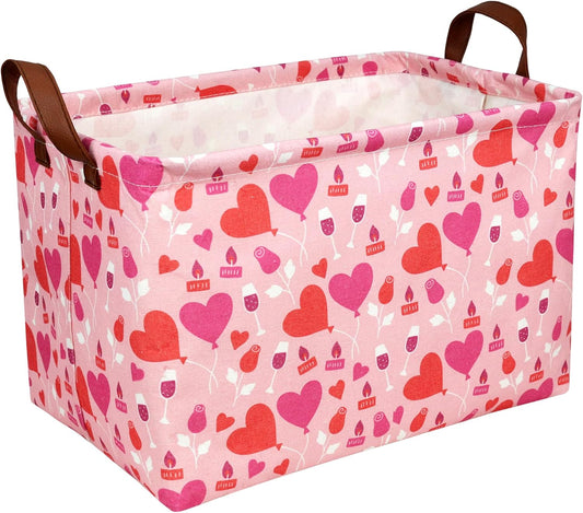 Kid Cute Nursery Storage Basket Baby Toy Clothes Storage Bin Playroom Bedroom Decor Basket(Building Blocks) - Colors B