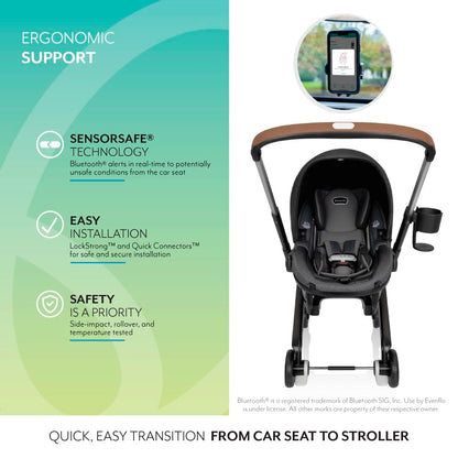 Shyft DualRide Preemie and Infant Car Seat Stroller Combo