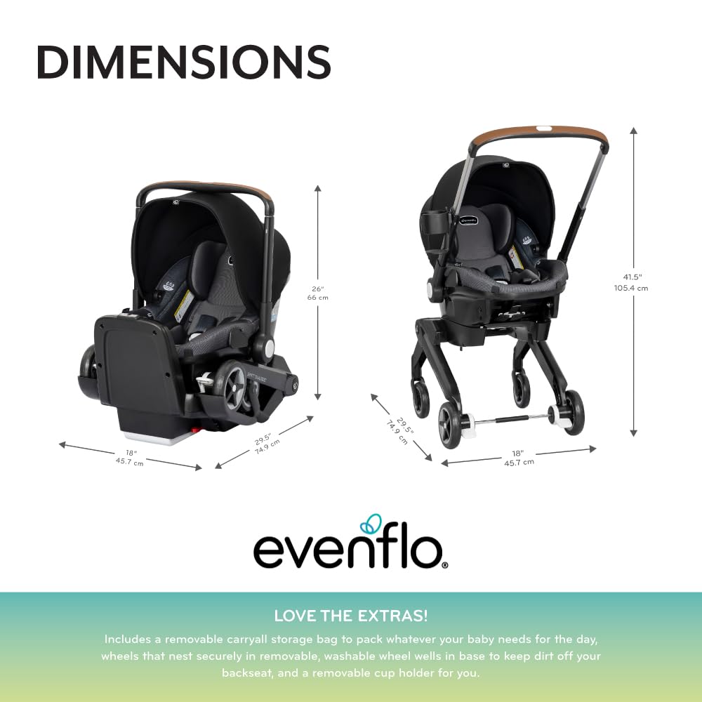 Shyft DualRide Preemie and Infant Car Seat Stroller Combo