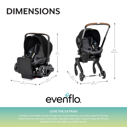 Shyft DualRide Preemie and Infant Car Seat Stroller Combo