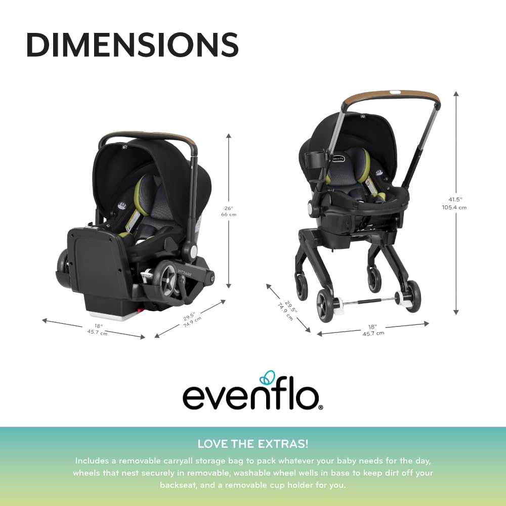 Shyft DualRide Preemie and Infant Car Seat Stroller Combo