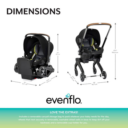 Shyft DualRide Preemie and Infant Car Seat Stroller Combo