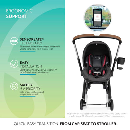 Shyft DualRide Preemie and Infant Car Seat Stroller Combo