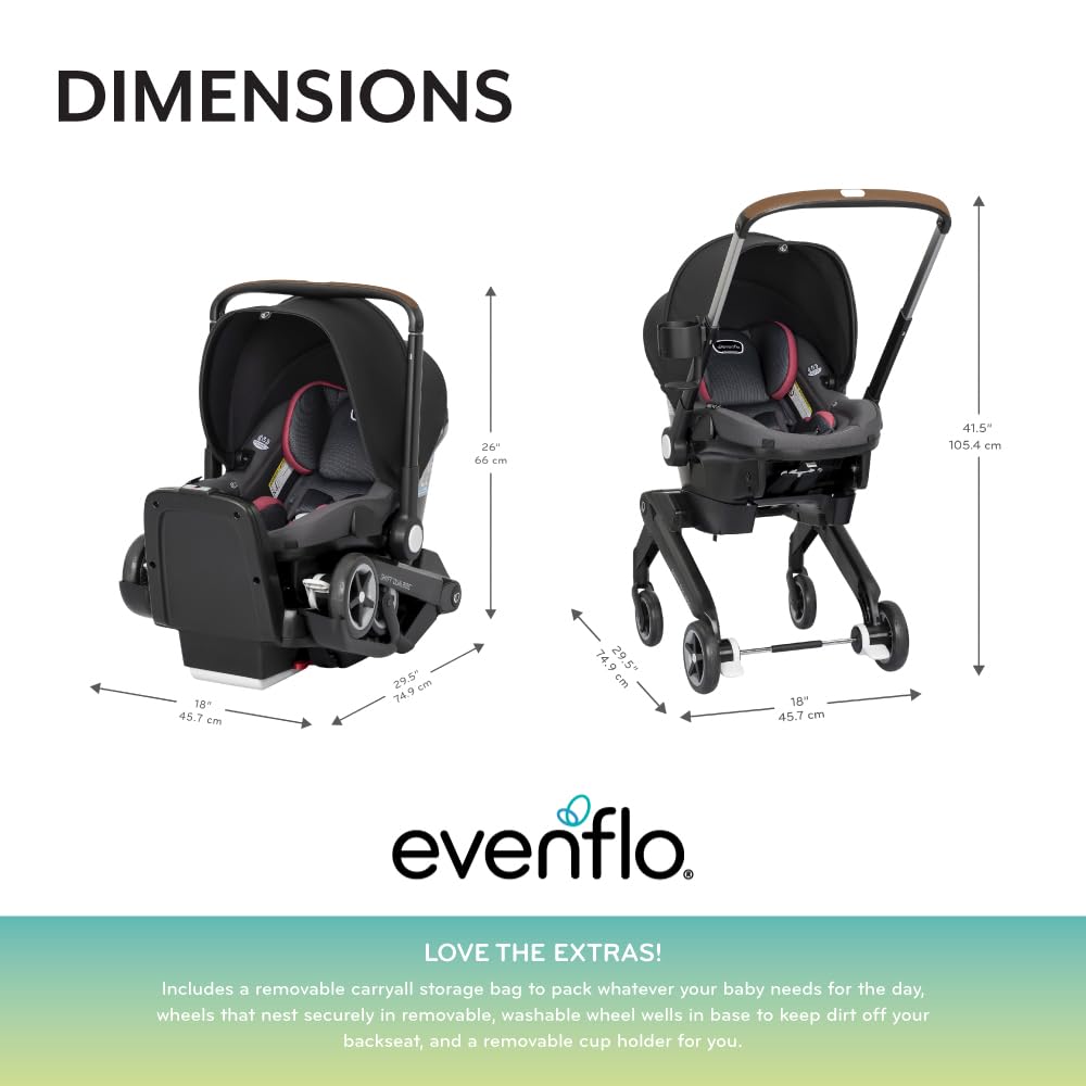 Shyft DualRide Preemie and Infant Car Seat Stroller Combo
