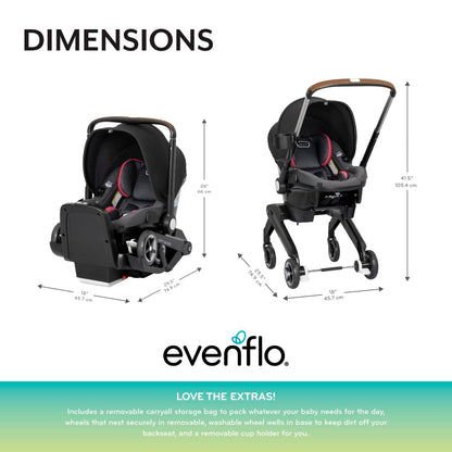 Shyft DualRide Preemie and Infant Car Seat Stroller Combo