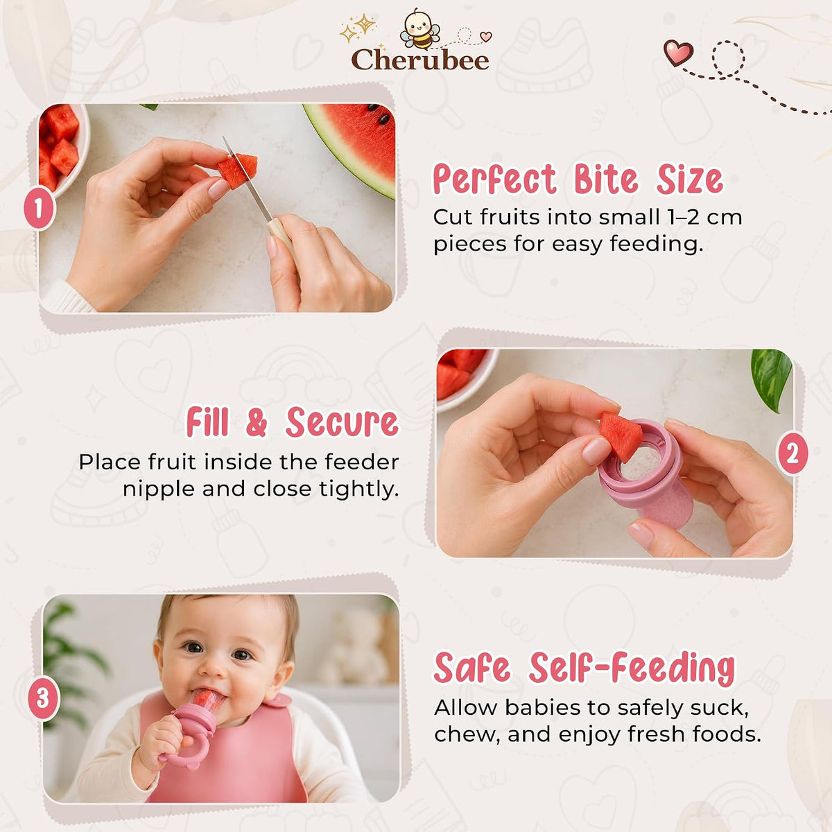 Baby Feeding Essentials Silicone Baby Feeding Set 15-Pcs | Suction Plate with Lid, Bowl, Adjustable Bib, Sippy Cup, Snack Cup, Spoon, Fork, Pacifier, Brush & Ice Tray | CE & CPC Certified