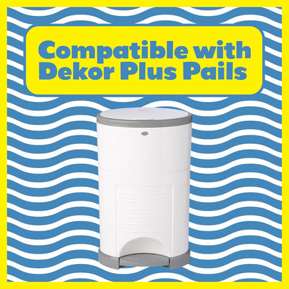 Diaper Pail Refills Compatible with Dekor PLUS, 5 Pack