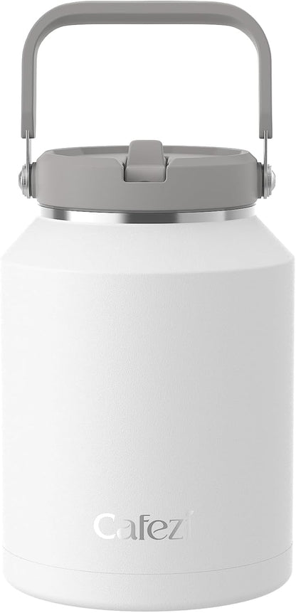 40 oz Insulated Tumbler with Top Handle and Flip Straw | Vacuum Insulated Stainless Steel Cup with Leak-Proof Lid, Sweat-Free, Fits Cup Holder, Keeps Ice Cold up to 30 Hours