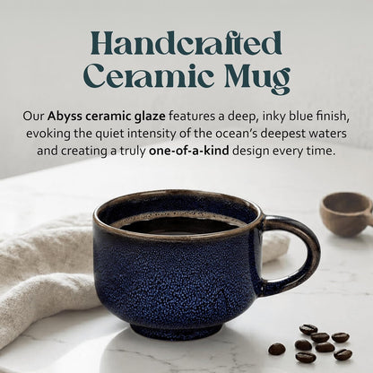 Ceramic Coffee Mug - Ceramic Cup with Handle - 16 oz Coffee Mugs, Cute Mug - Large Mug - Microwave & Dishwasher Safe - Gifts For Women Men Him Her - 16oz - Horizon