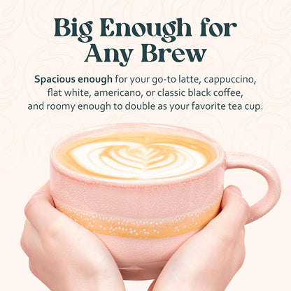 Ceramic Coffee Mug - Ceramic Cup with Handle - 16 oz Coffee Mugs, Cute Mug - Large Mug - Microwave & Dishwasher Safe - Gifts For Women Men Him Her - 16oz - Horizon