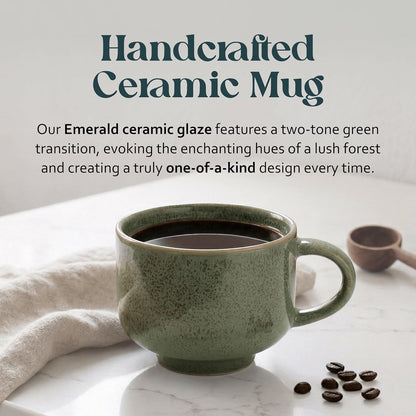 Ceramic Coffee Mug - Ceramic Cup with Handle - 16 oz Coffee Mugs, Cute Mug - Large Mug - Microwave & Dishwasher Safe - Gifts For Women Men Him Her - 16oz - Horizon