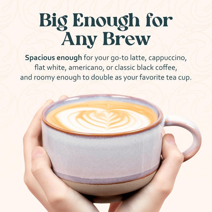 Ceramic Coffee Mug - Ceramic Cup with Handle - 16 oz Coffee Mugs, Cute Mug - Large Mug - Microwave & Dishwasher Safe - Gifts For Women Men Him Her - 16oz - Horizon