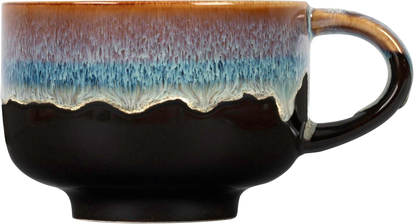 Ceramic Coffee Mug - Ceramic Cup with Handle - 16 oz Coffee Mugs, Cute Mug - Large Mug - Microwave & Dishwasher Safe - Gifts For Women Men Him Her - 16oz - Horizon