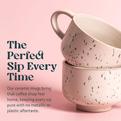 Ceramic Coffee Mug - Ceramic Cup with Handle - 16 oz Coffee Mugs, Cute Mug - Large Mug - Microwave & Dishwasher Safe - Gifts For Women Men Him Her - 16oz - Horizon
