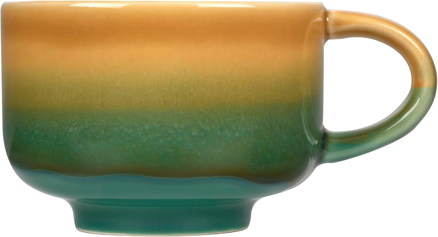 Ceramic Coffee Mug - Ceramic Cup with Handle - 16 oz Coffee Mugs, Cute Mug - Large Mug - Microwave & Dishwasher Safe - Gifts For Women Men Him Her - 16oz - Horizon