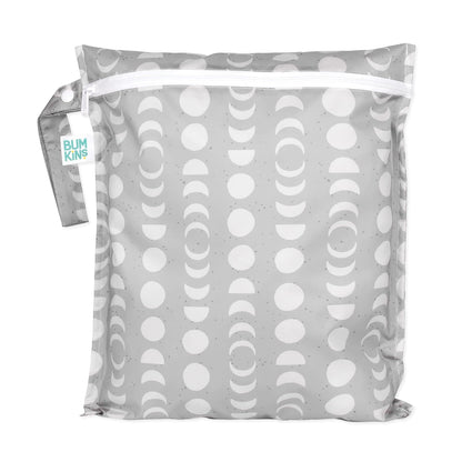 Roamio Waterproof Wet Bag for Baby, Travel, Swim Suit, Cloth Diapers, Pump Parts, Pool, Beach, Gym Clothes, Toiletry, Hook to Stroller, Daycare, Zip Reusable Wetdry Packing Pouch, Multi Check - Colors A