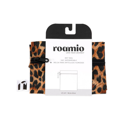Roamio Waterproof Wet Bag for Baby, Travel, Swim Suit, Cloth Diapers, Pump Parts, Pool, Beach, Gym Clothes, Toiletry, Hook to Stroller, Daycare, Zip Reusable Wetdry Packing Pouch, Multi Check - Colors A