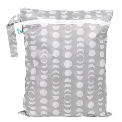 Roamio Waterproof Wet Bag for Baby, Travel, Swim Suit, Cloth Diapers, Pump Parts, Pool, Beach, Gym Clothes, Toiletry, Hook to Stroller, Daycare, Zip Reusable Wetdry Packing Pouch, Multi Check - Colors A
