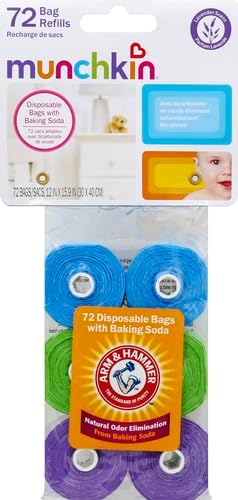 Arm & Hammer Diaper Bag Refills, Lavender Scent, 72 Bags
