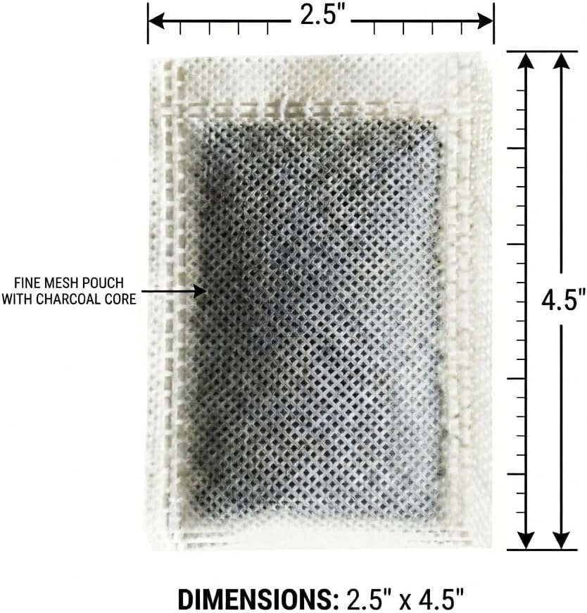 Charcoal Air Filters compatible with iTouchless Trash Can 6 Pk