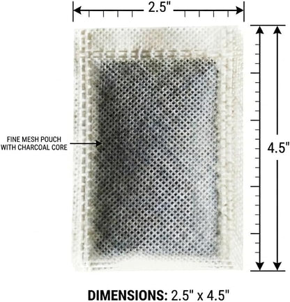 Charcoal Air Filters compatible with iTouchless Trash Can 6 Pk