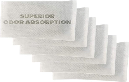 Charcoal Air Filters compatible with iTouchless Trash Can 6 Pk