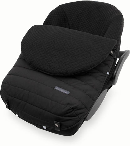 Infant Car Seat Footmuff – Weather-Resistant Baby Bunting Bag with Magnetic Closure, Non-Slip Backing & Open Harness Design – Universal Fit Winter Cover for Baby Car Seat & Stroller
