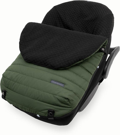 Infant Car Seat Footmuff – Weather-Resistant Baby Bunting Bag with Magnetic Closure, Non-Slip Backing & Open Harness Design – Universal Fit Winter Cover for Baby Car Seat & Stroller