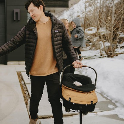 Infant Car Seat Footmuff – Weather-Resistant Baby Bunting Bag with Magnetic Closure, Non-Slip Backing & Open Harness Design – Universal Fit Winter Cover for Baby Car Seat & Stroller