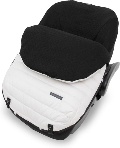Infant Car Seat Footmuff – Weather-Resistant Baby Bunting Bag with Magnetic Closure, Non-Slip Backing & Open Harness Design – Universal Fit Winter Cover for Baby Car Seat & Stroller