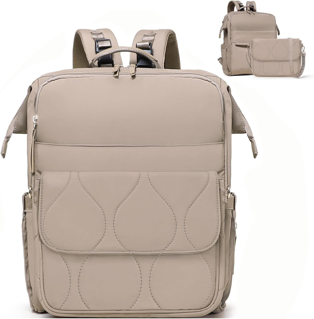 Diaper Bag Travel Diaper Backpack with Diaper Changing Pad