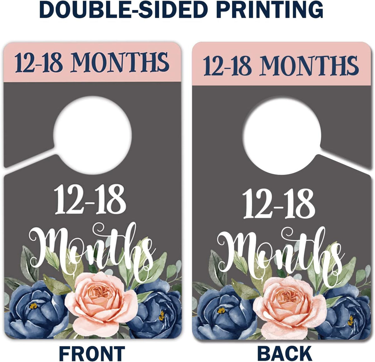 Baby Closet Size Dividers, Clothing Age Organizers for Nursery Organization, Newborn Essentials